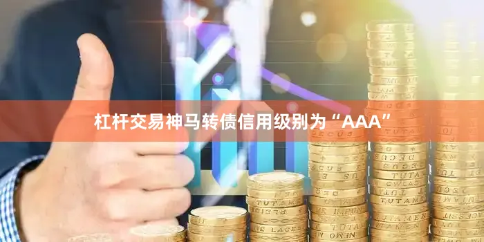 杠杆交易神马转债信用级别为“AAA”